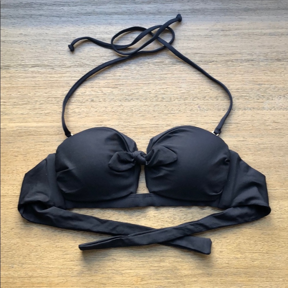 L*space Black Bikini Top